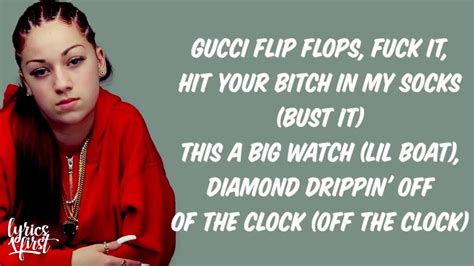 gucci flip flops lyrics bhad|Gucci Flip Flops songs lyrics.